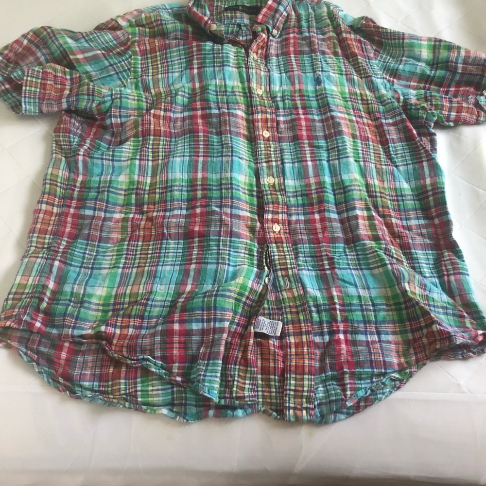 Ralph Lauren XL Short Sleeve Button Down Polo